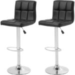 Counter Height Bar Stools with Backrest & Swivel - Image 6