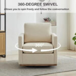 360° Swivel Barrel Chair for Living Room - Image 4