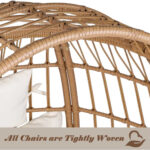 Oversized Rattan Egg Lounge Chair - Image 6