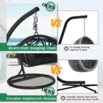 Ultimate Comfort: Egg Chair with Stand - Image 4