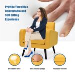 Single Sofa with Rubberwood Legs - Image 6