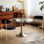 Soarflash Dining Chairs - Black Boucle - Image 2