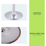 Counter Height Bar Stools with Backrest & Swivel - Image 4