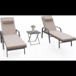 3-Piece Rattan Chaise Lounge Set with Adjustable Backrests - Image 6