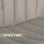 Bar Stool Set of 4: Modern Swivel Bar Chairs with High Backrest - Image 5