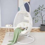 Indoor/Outdoor Egg Chair with Aluminum Frame