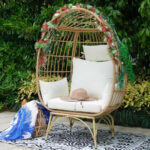 Oversized Rattan Egg Lounge Chair - Image 5