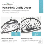 Rattan Egg Swing Chair for Patio - Image 5