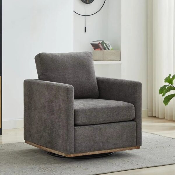 360° Swivel Barrel Chair for Living Room