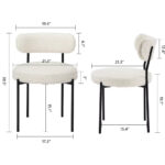 Upholstered Dining Chairs for Kitchen - Image 3