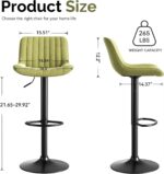 Modern Swivel Bar Stools for Kitchen Island - Image 2
