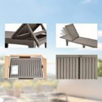 Waterproof Patio Recliner with Adjustable Backrest - Image 6