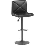 Hydraulic Bar Stools Set of 2 with Adjustable Height - Image 5